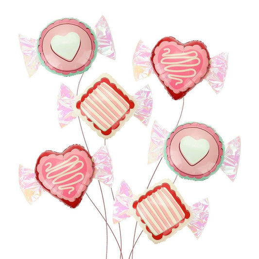 Valentine Candy Balloons | Set of 6