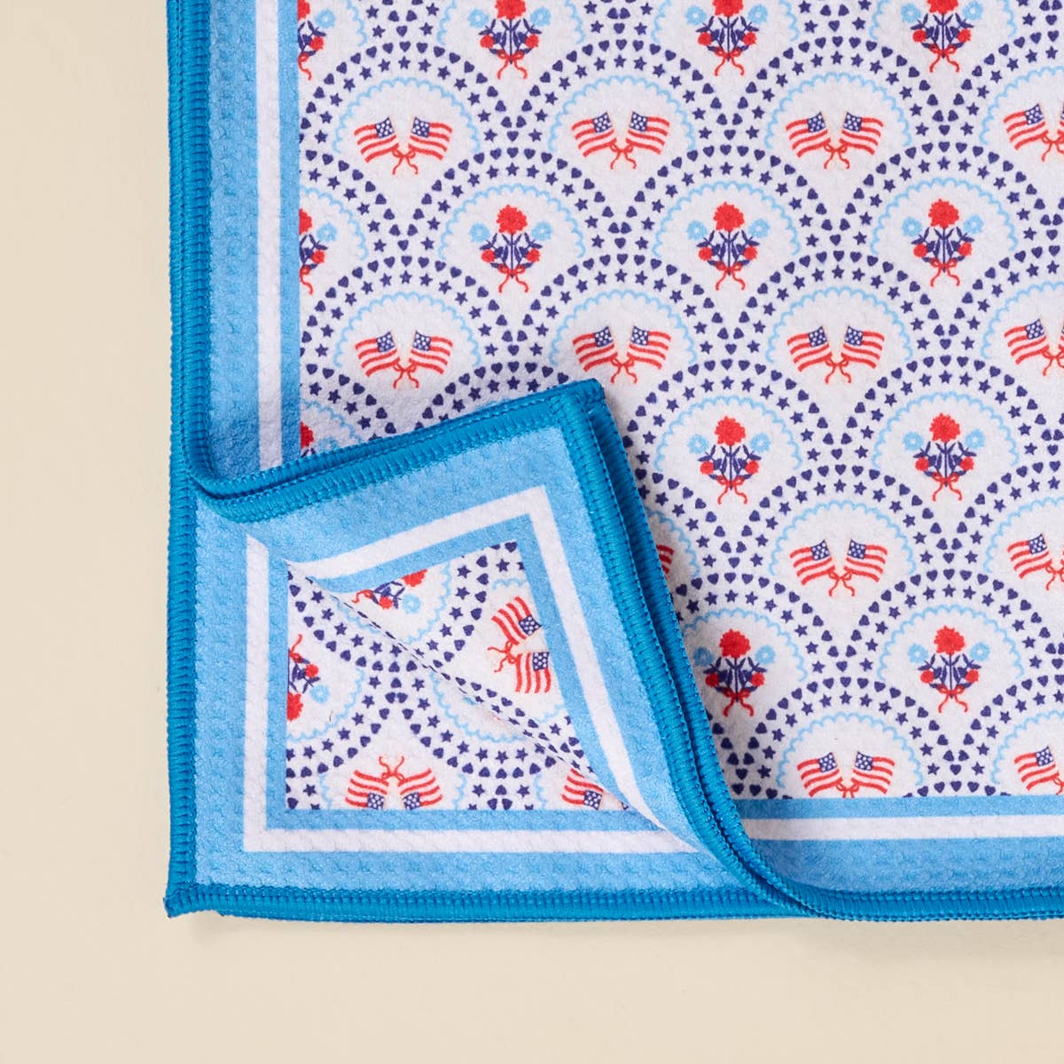 Waffle Tea Towel–All-American Darling - Porcupine Paper Co.