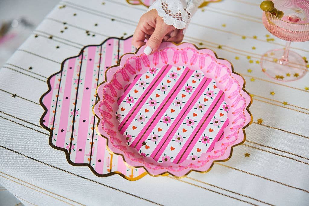 Boot Scoot Blooms Dinner Plate Set - Porcupine Paper Co.