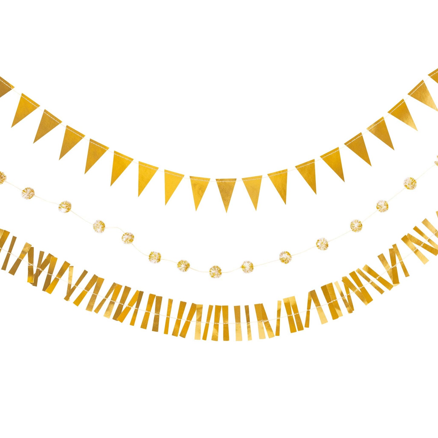 Gold Mini Banner Set