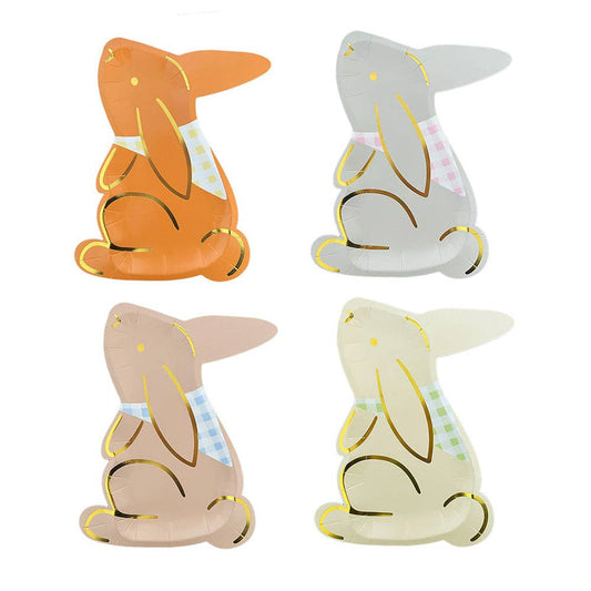 Bunnies In The Garden Large Plates | Pack of 8