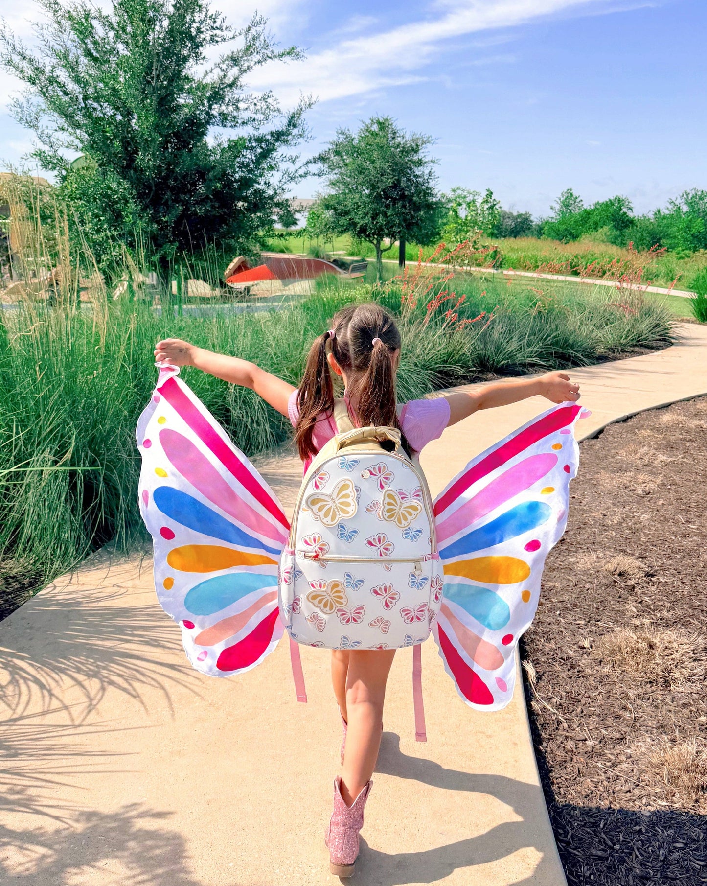"Take Flight" Butterfly Backpack with Wings