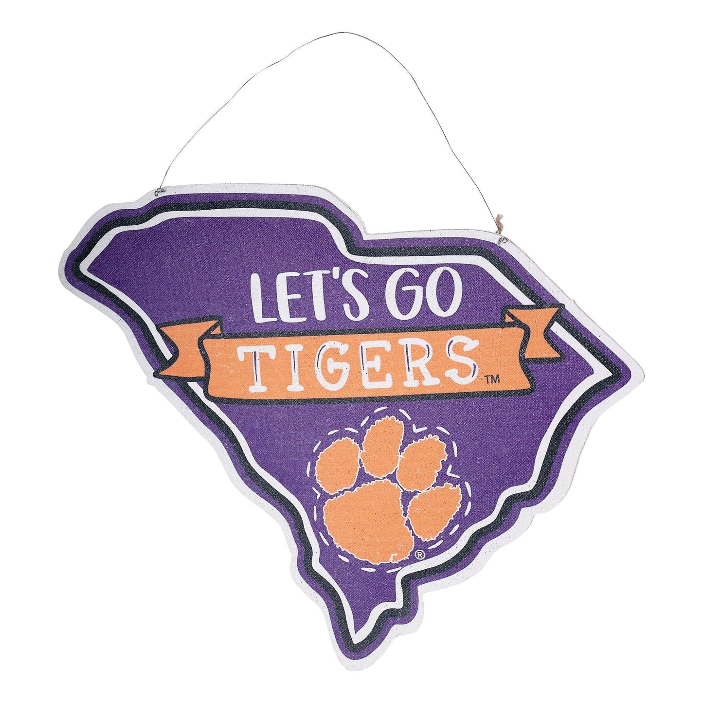 Let's Go Clemson Burlee | 14" x 22"