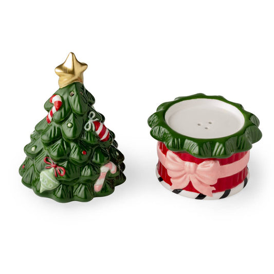 Ceramic Tree Salt and Pepper Shaker