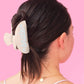 Blue pearl acrylic bride clip by xo, Fetti featuring a delicate design perfect for wedding hairstyles.