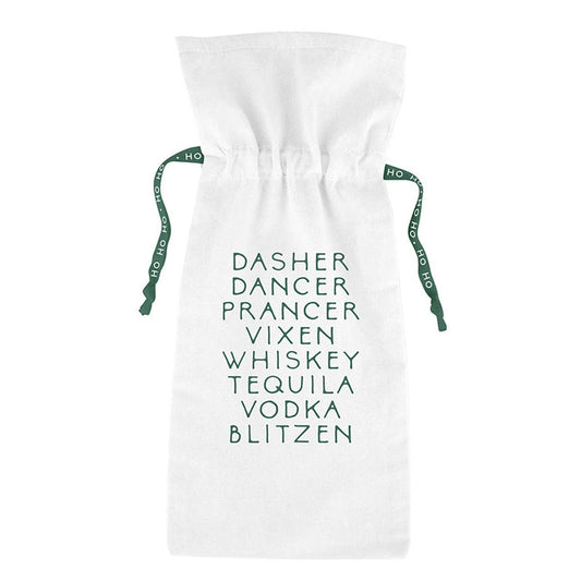 Face to Face Muslin Wine Bag | Vodka Blitzened