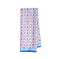 All-American Darling waffle tea towel by The Darling Effect featuring patriotic star and stripe pattern in red, white, and blue.
