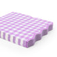 Lilac Gingham Dinner Napkins | 20 Count