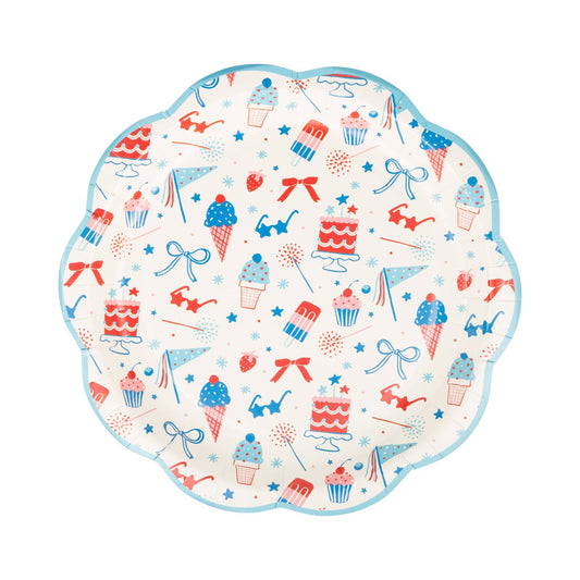 Summer Treats 9" Plates | 8 count