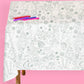 Merry Christmas Coloring Paper Tablecloth