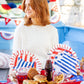 Stars and Stripes Paper Cocktail Napkin Set | 24 count
