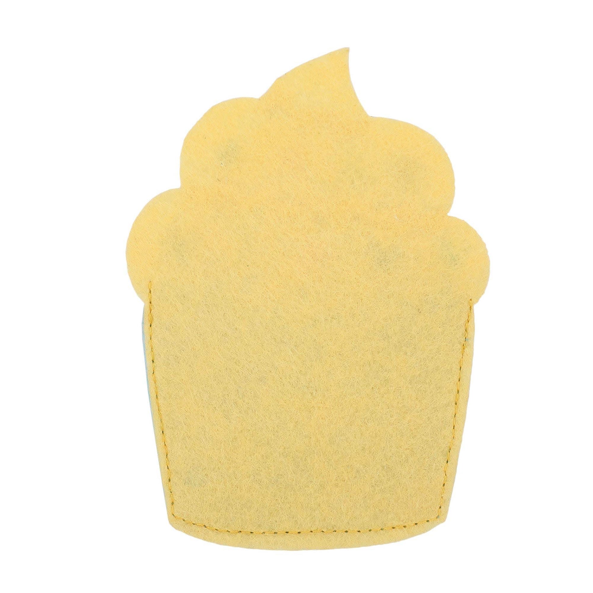 Packed Party cupcake-shaped gift card holder with colorful, festive design for special occasions and celebrations.