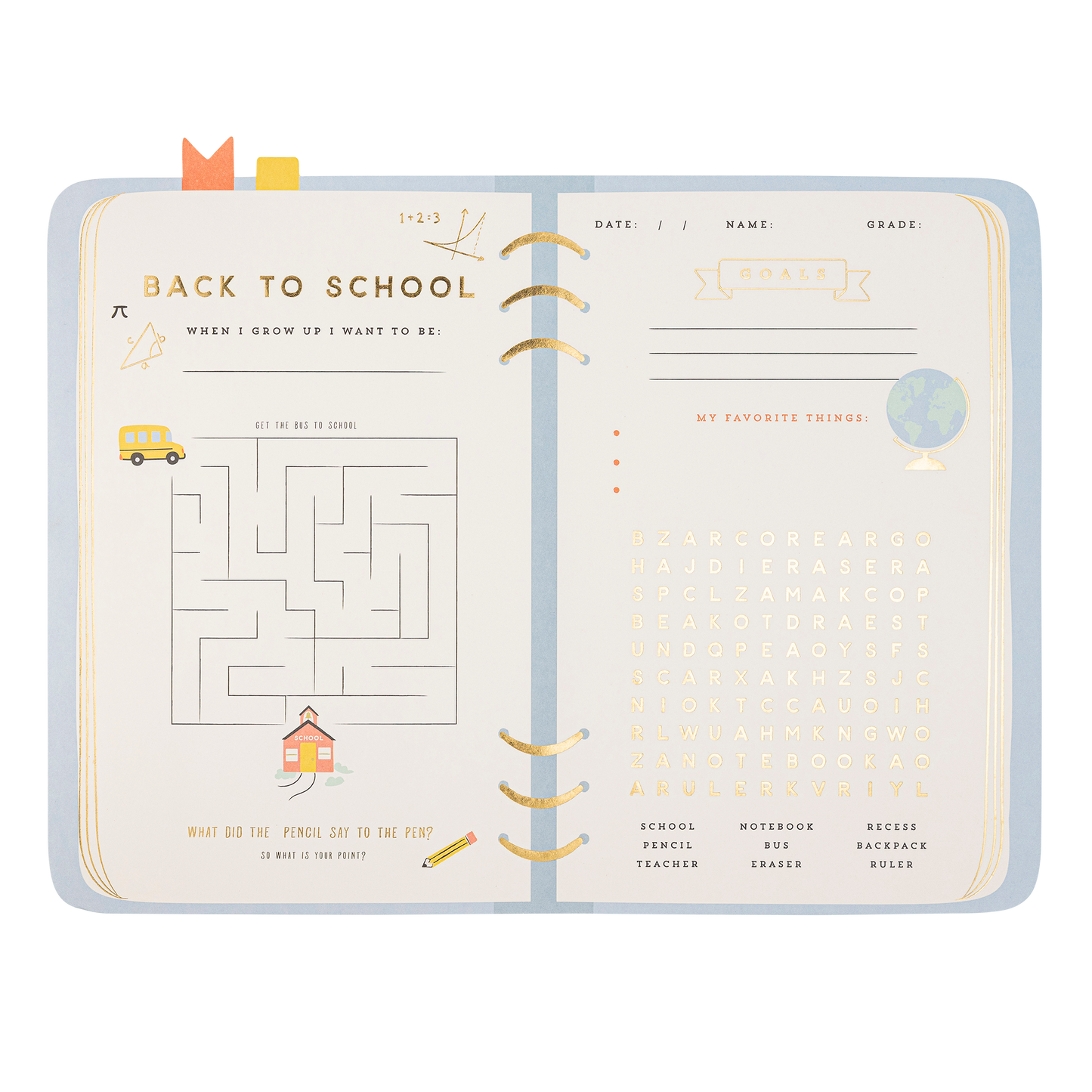 Interactive Planner Placemat | 12 count