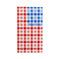 Bonjour Fête American flag gingham guest towels with red, white, and blue checkered pattern for patriotic decor.