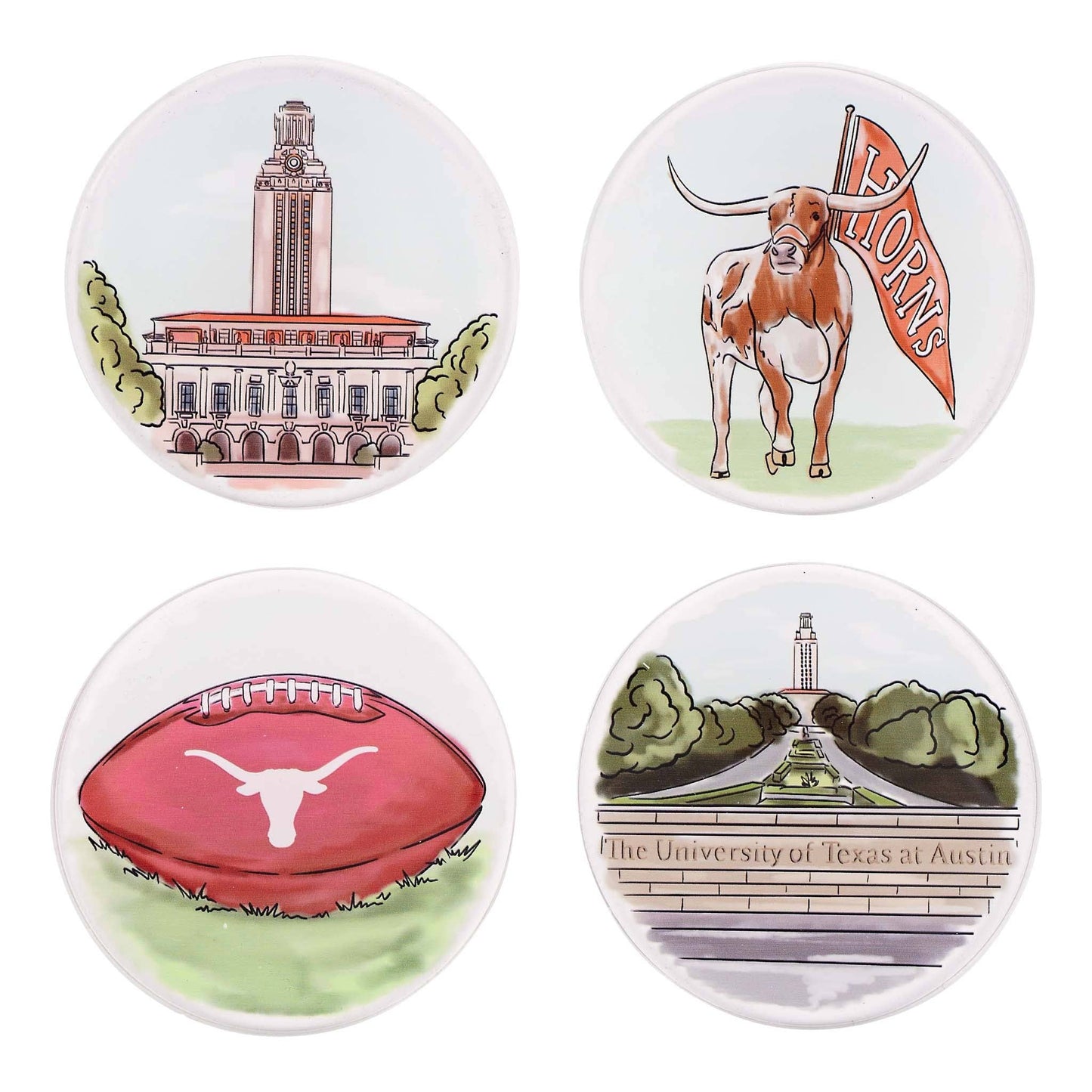 Texas  Coasters | Set of 4