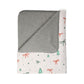 Christmas Ribbon Fleece Blanket | 50" x 60"
