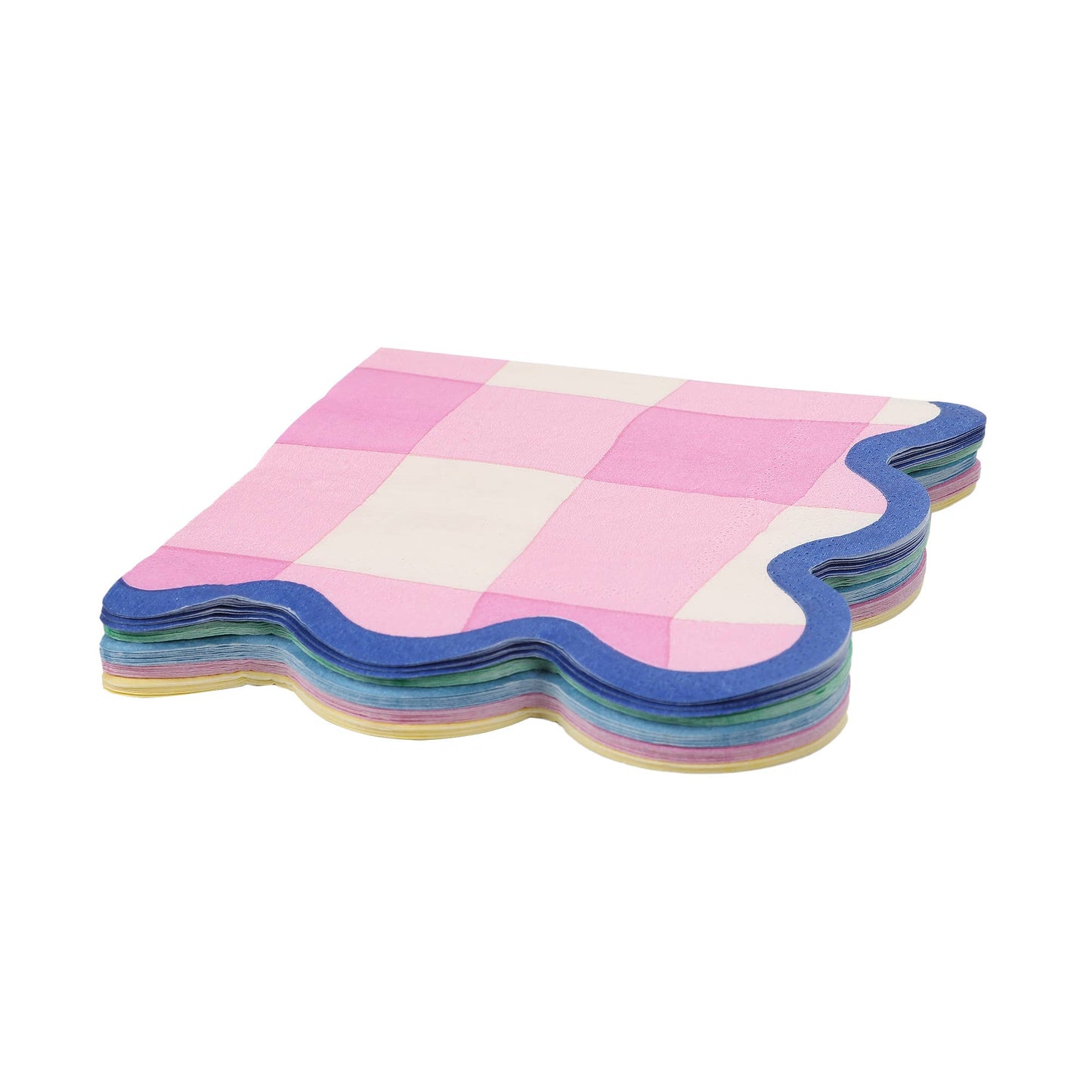 Colowave Gingham Cocktail Napkin (20 ct) - Porcupine Paper Co.