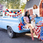 America Felt Pennant Banner by My Mind’s Eye, colorful felt pennants with stars and stripes for patriotic decoration.