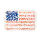 My Mind’s Eye floral flag plate set with vibrant flower patterns, 8 decorative plates for celebrations or displays.