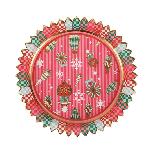 Deck the Halls Dinner Plates | 10 count