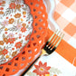 Orange Scallop Guest Towels | 16 count