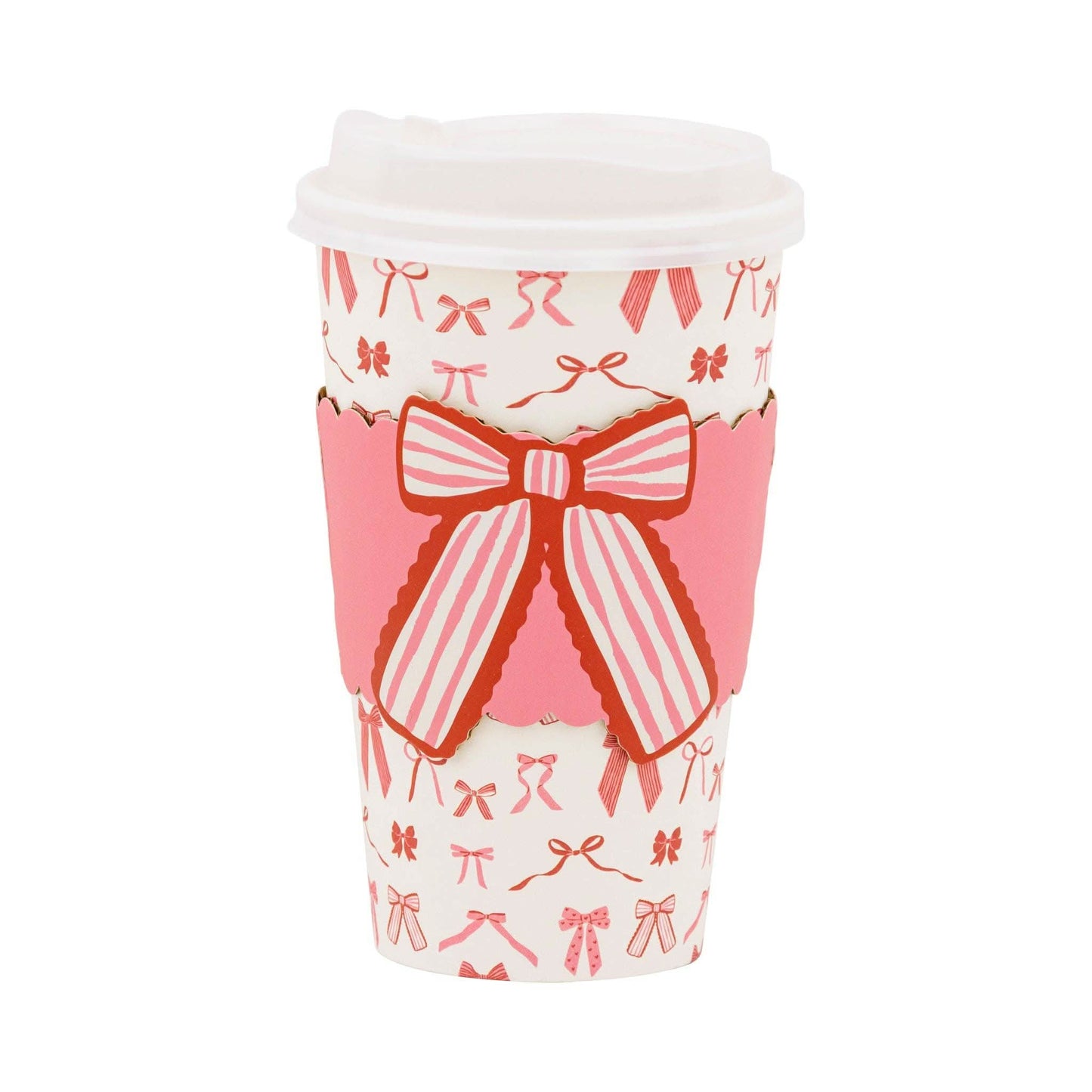 Set of 8 Bows To Go Cups by My Mind’s Eye, colorful paper cups with decorative bows, perfect for parties and celebrations.