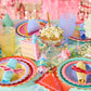 Rainbow Ric Rac Assorted Lunch Napkin - Porcupine Paper Co.
