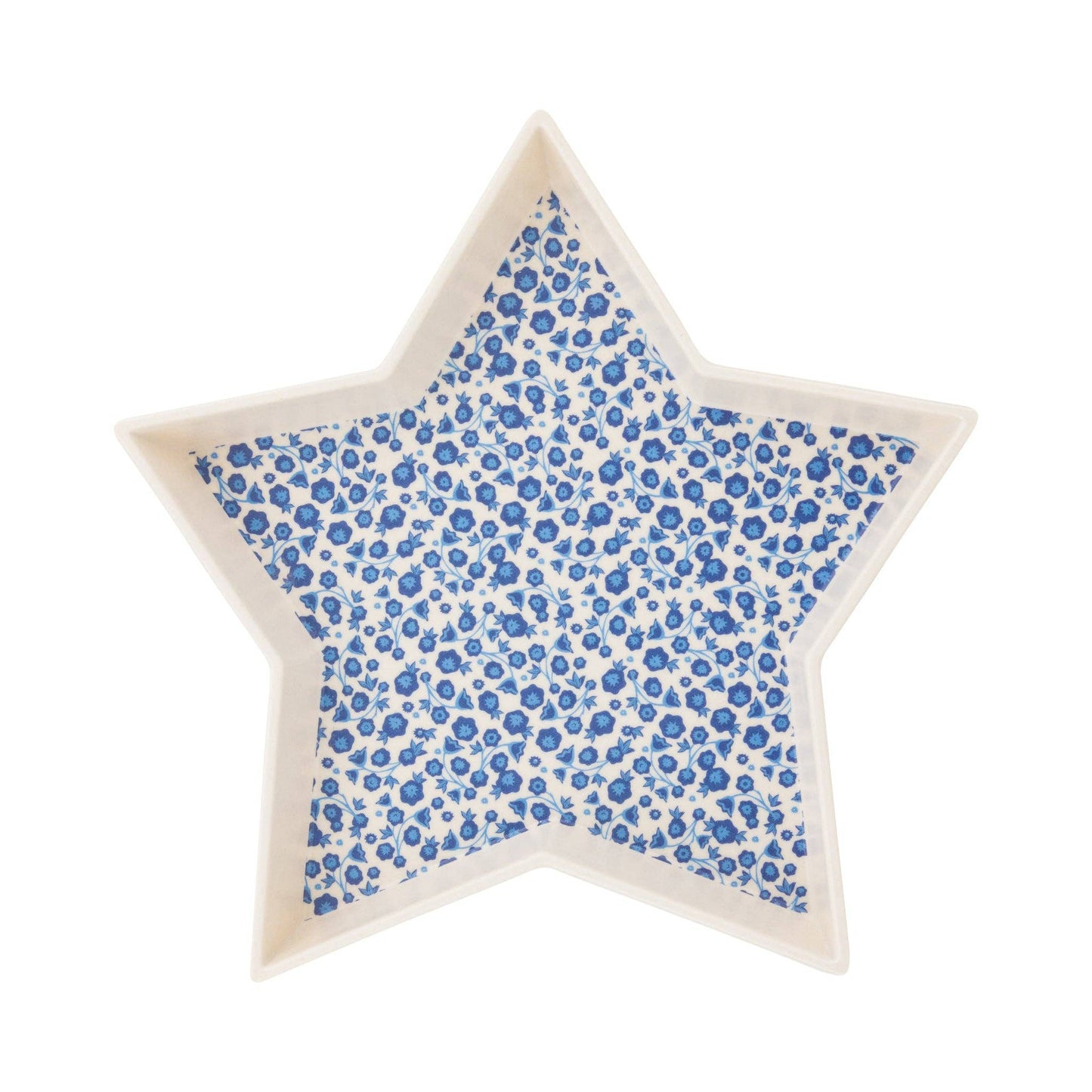 My Mind’s Eye HAM1220 stacking stars bamboo tray set with nine star-shaped trays in natural bamboo finish, arranged in a neat stack.