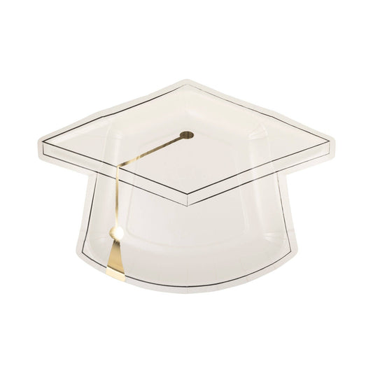 Graduation Cap Shaped Plate | Set of 8