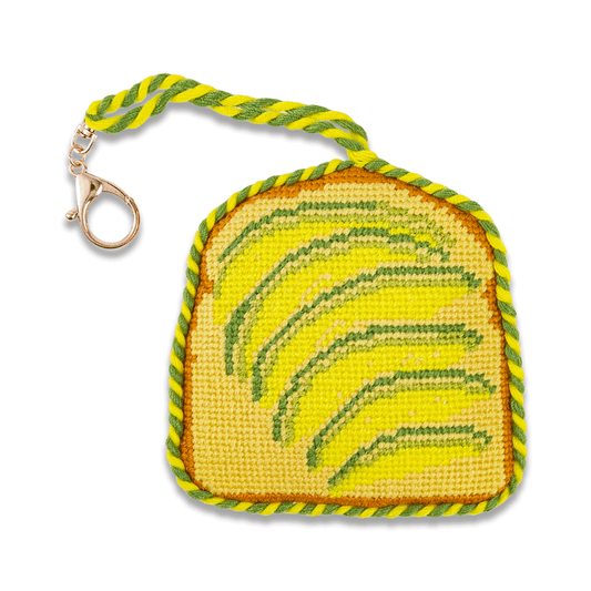 Avocado Toast - Bag Charm - Porcupine Paper Co.