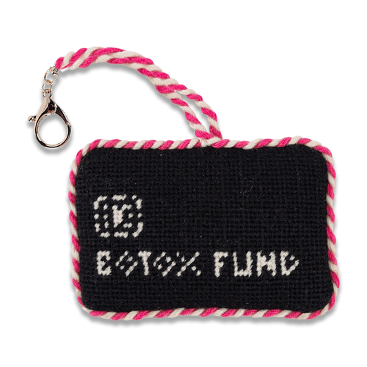 Black Card - Bag Charm - Porcupine Paper Co.