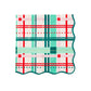 Christmas Plaid Large Napkins | Set of 20