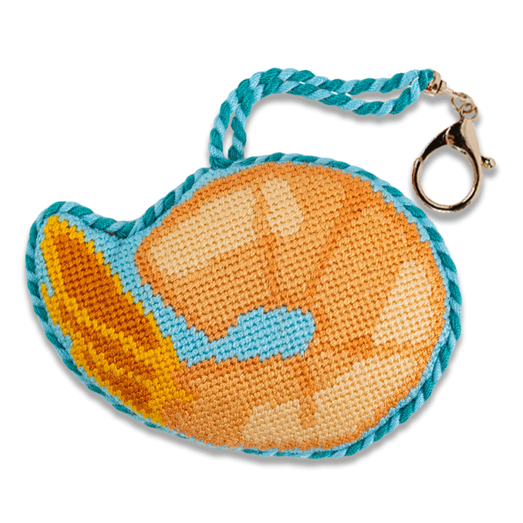 Cocktail Shrimp - Bag Charm - Porcupine Paper Co.