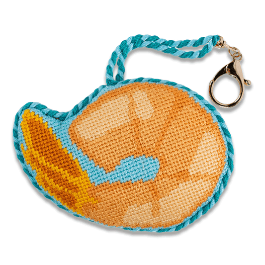 Cocktail Shrimp - Bag Charm - Porcupine Paper Co.