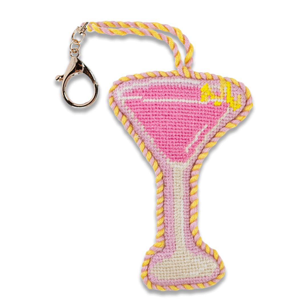 Cosmopolitan - Bag Charm - Porcupine Paper Co.