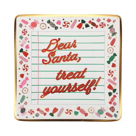 Dear Santa Treat Plate | 10 count