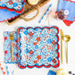 Floral Americana Dinner Napkins | 24 count