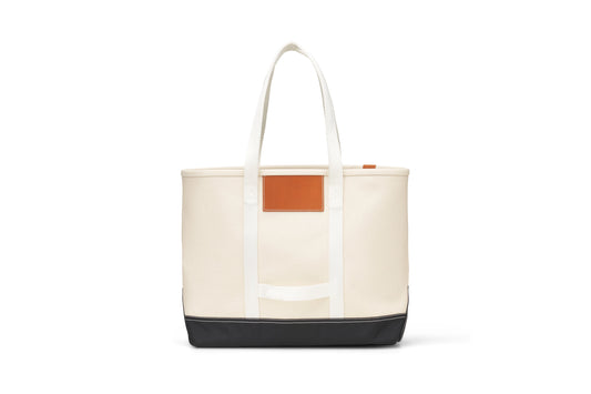 "Finn" Black Canvas Tote | Personalizable