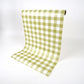 Gingham Olive Paper Table Runner - Porcupine Paper Co.