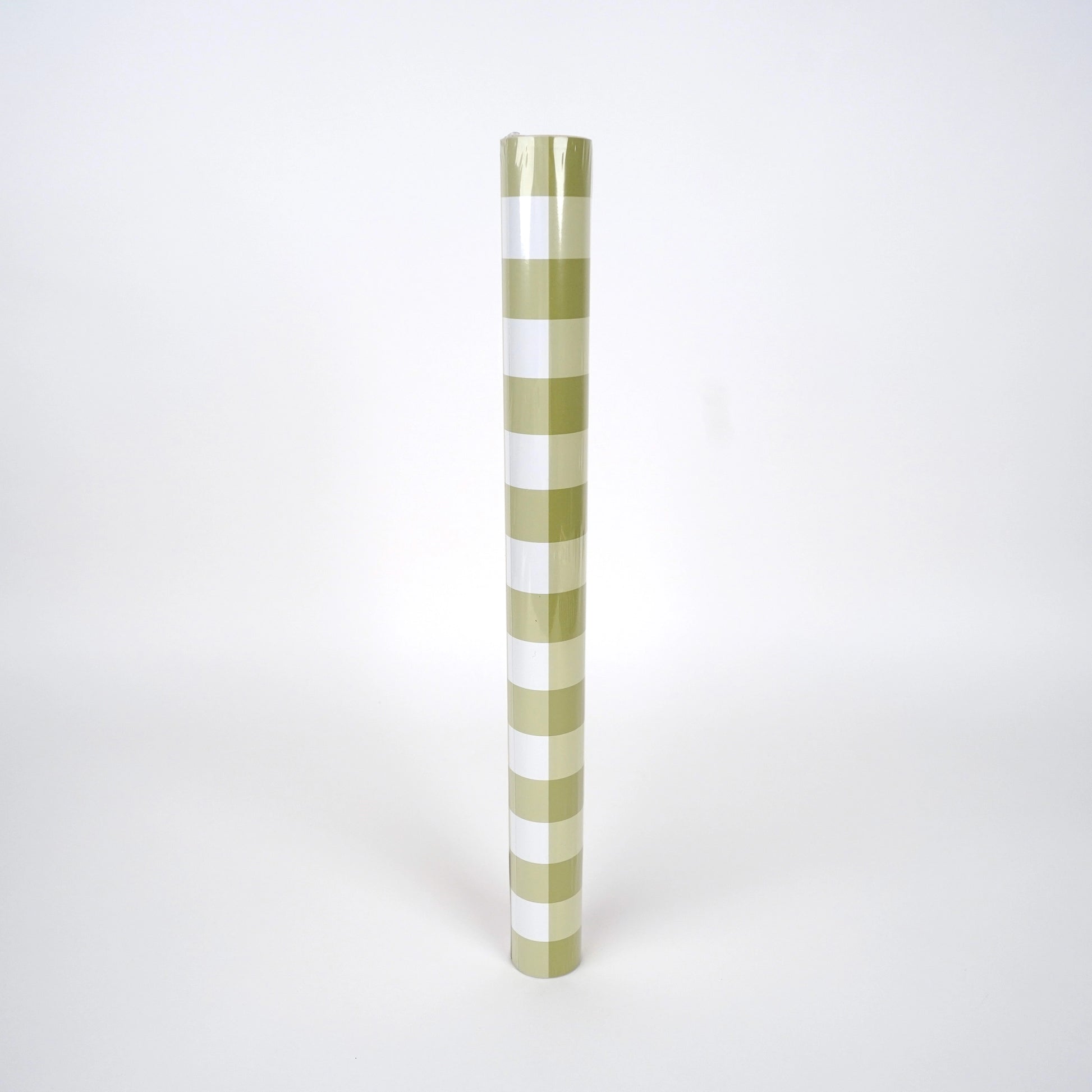 Gingham Olive Paper Table Runner - Porcupine Paper Co.