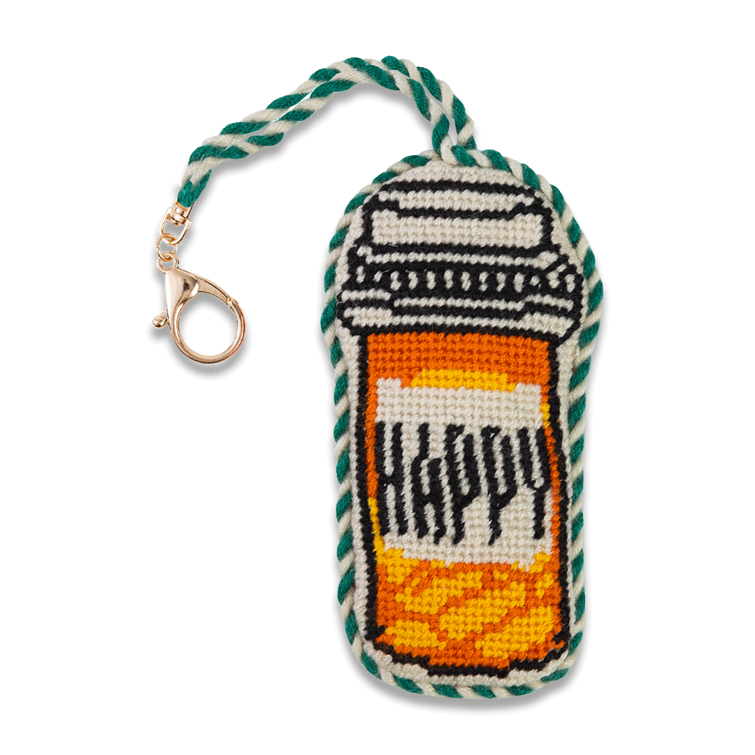 Happy Pills - Bag Charm - Porcupine Paper Co.