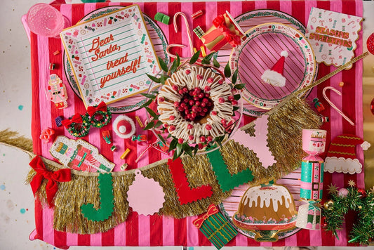 Holly Jolly Cheer Reuseable Banner