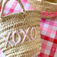 XOXO Handwoven Basket
