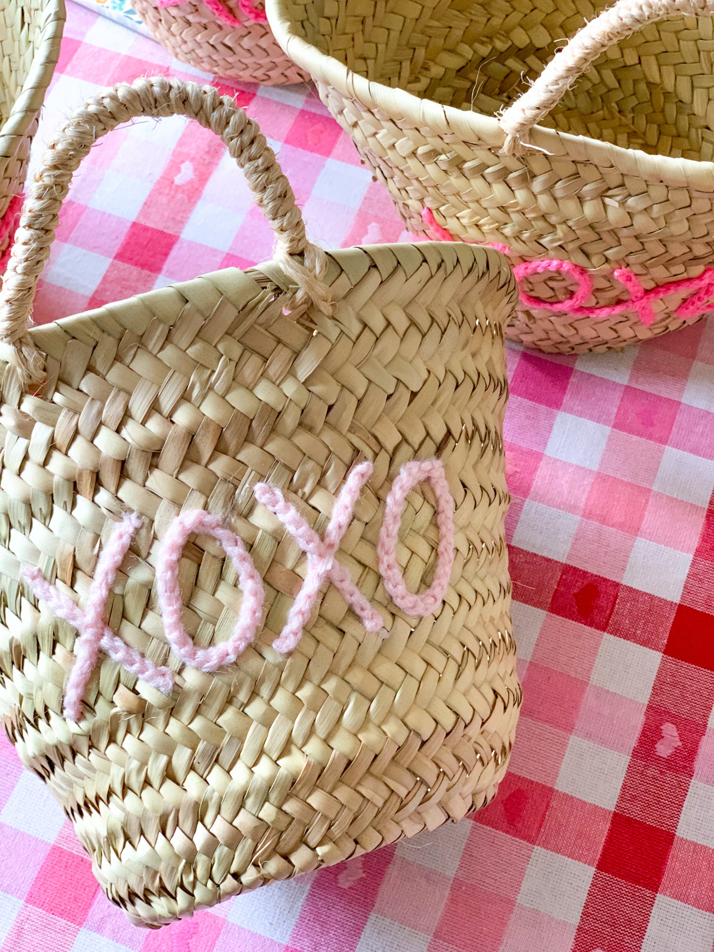 XOXO Handwoven Basket