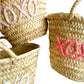 XOXO Handwoven Basket
