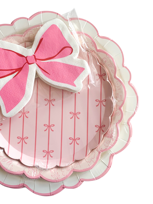 Bow Collection Tablescape Bundle - Pink