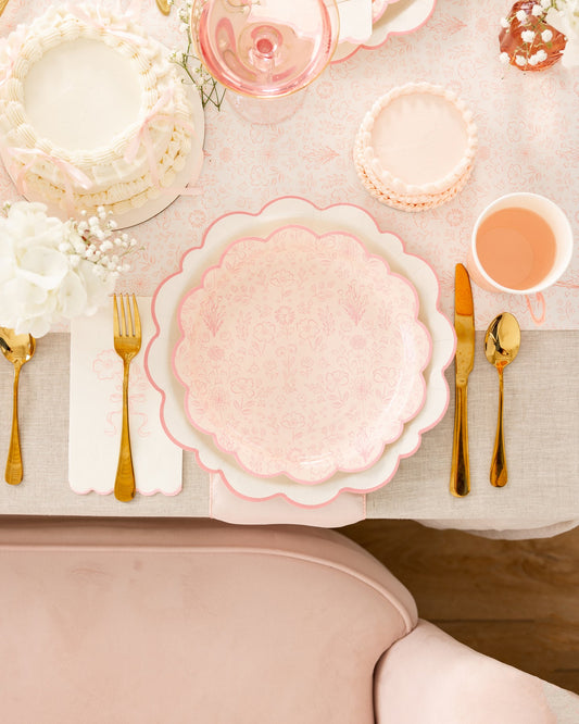 Pembroke Collection Tablescape Bundle - Pink