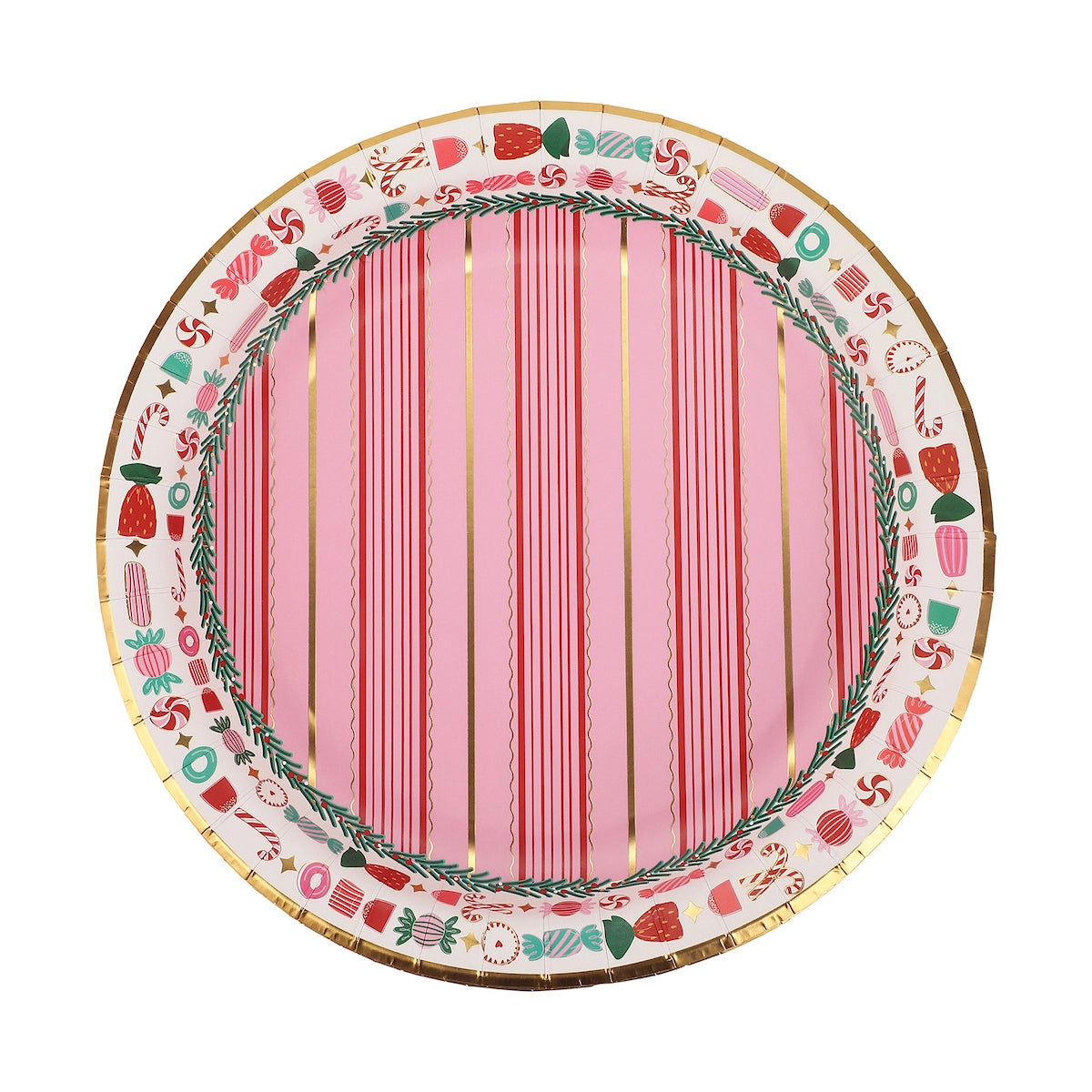 Peppermint Party Dinner Plate | 10 count
