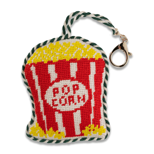 Popcorn Bucket - Bag Charm - Porcupine Paper Co.