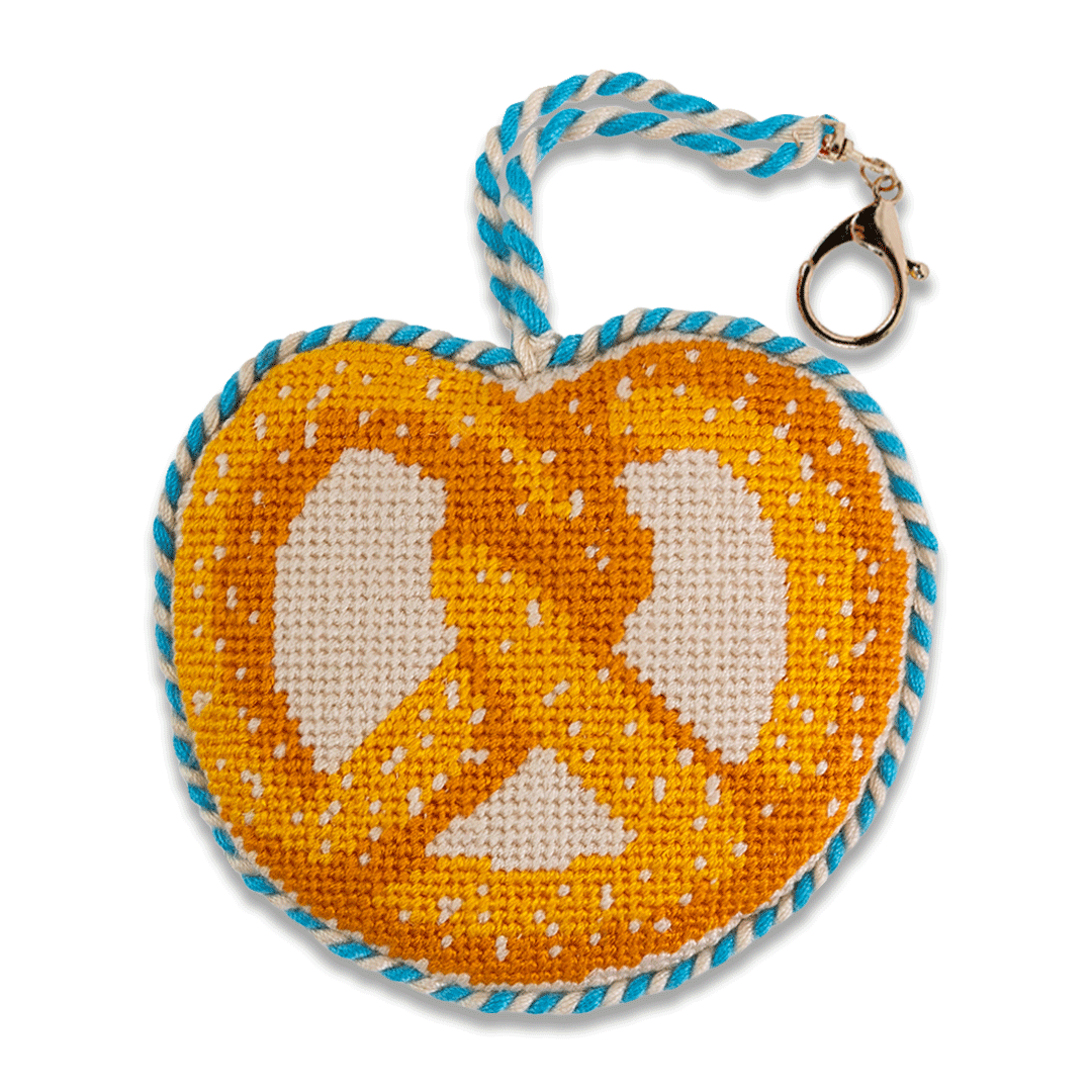 Pretzel - Bag Charm - Porcupine Paper Co.